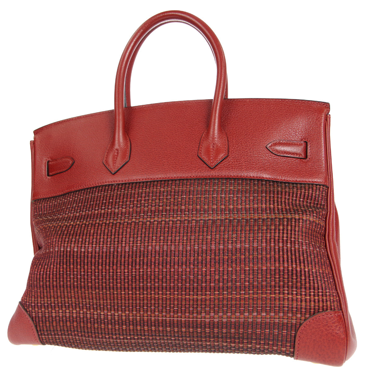 HERMES Birkin 35 Crinoline Rouge