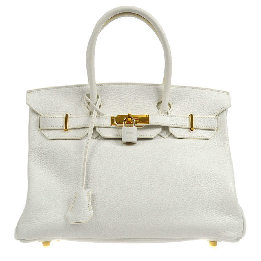 HERMES BIRKIN 30 White Clemence | Studio Nafay