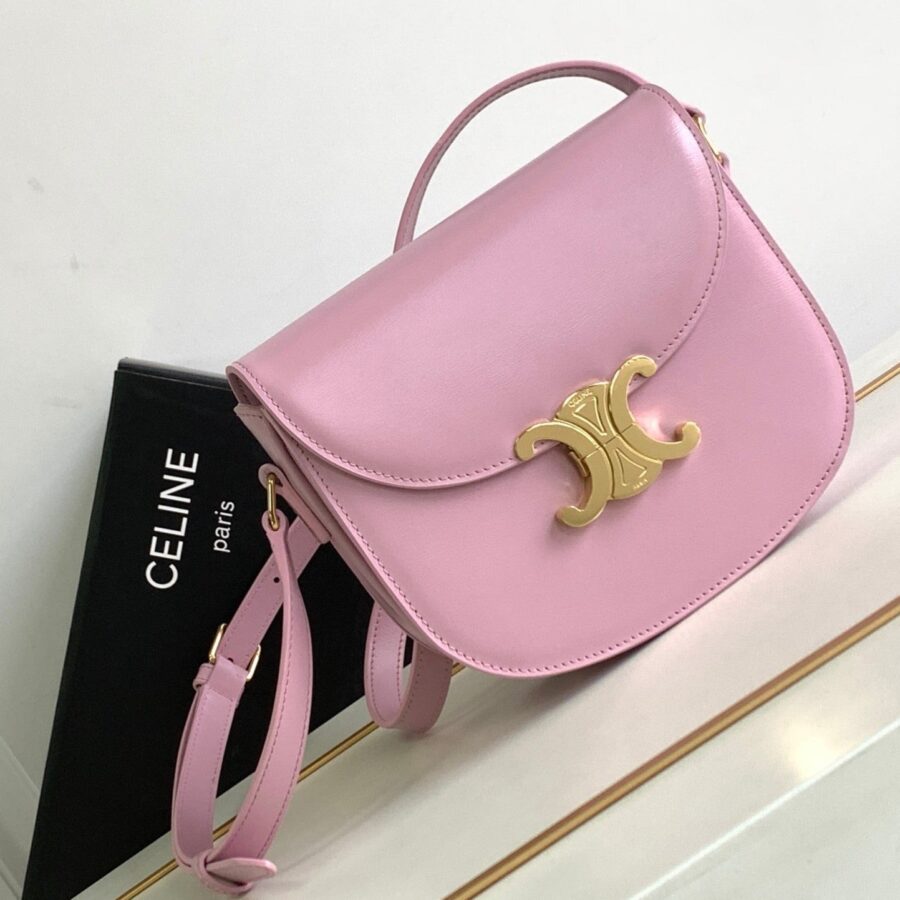 teen besace triomphe 18.5 pink calfskin | Studio Nafay