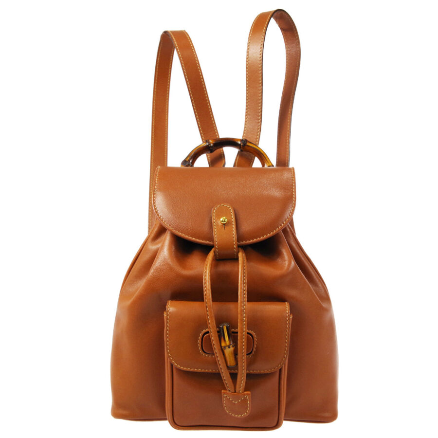 Gucci Bamboo Leather Backpack Style 3 | Studio Nafay