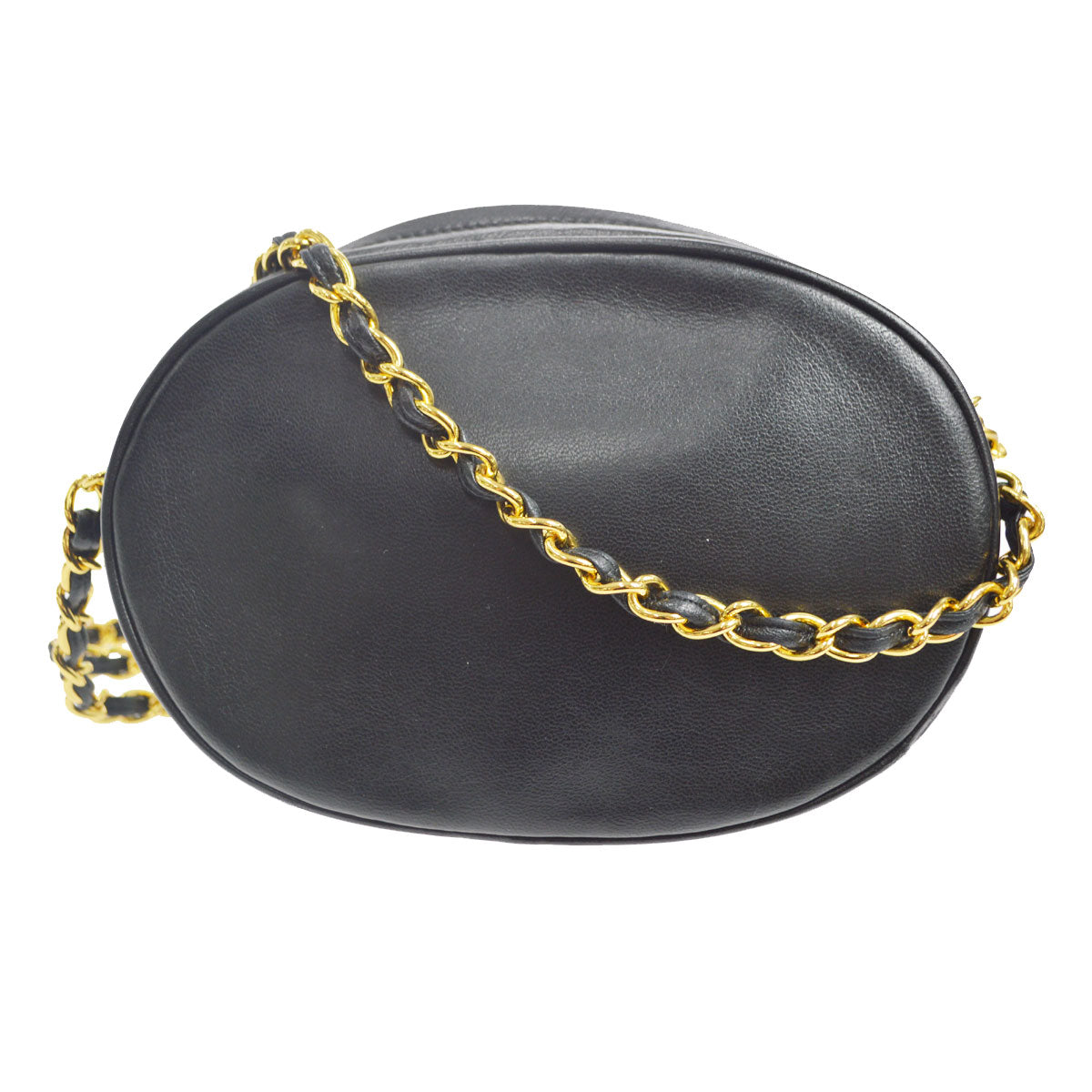 Chanel Lambskin Black Shoulder Bag