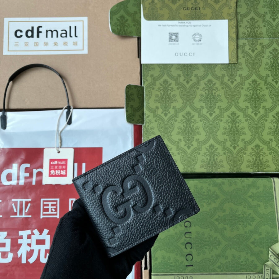 WALLET 11 IN BLACK EMBOSSED CALFSKIN | Studio Nafay