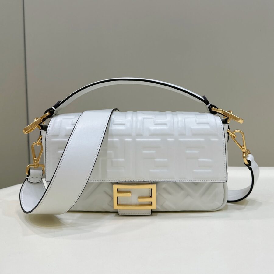 Baguette 27cm Grey Lambskin Gold Hardware | Studio Nafay
