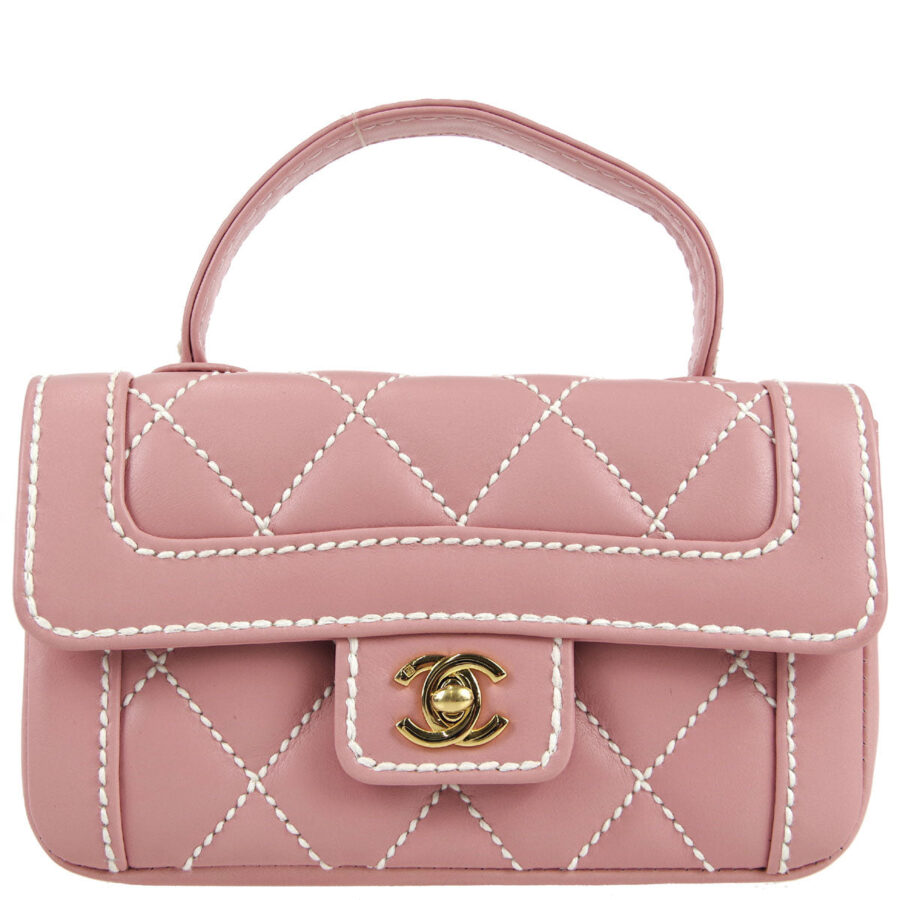 Chanel * Wild Stitch Handbag Pink Calfskin | Studio Nafay