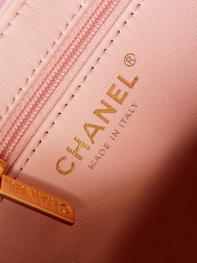 cc 24a nano 19cm kelly shopper bag light pink lambskin - Product Image 2