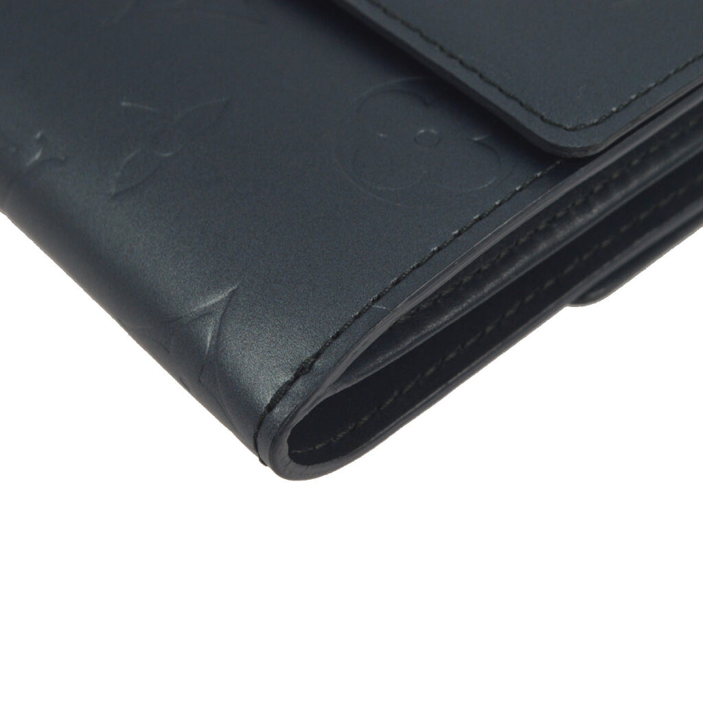 Louis Vuitton Blue Porte Monnaie Cartes Credit Wallet - Product Image 2