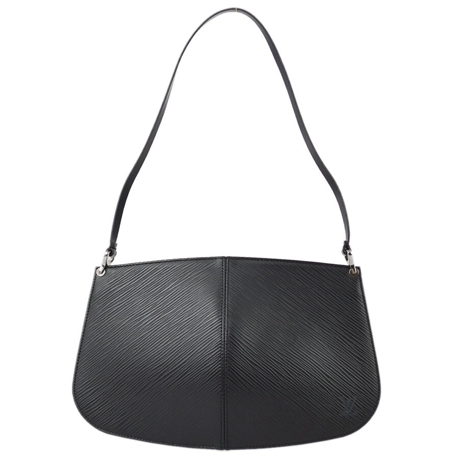 Louis Vuitton Black Epi Pochette Demi-lune Handbag | Studio Nafay
