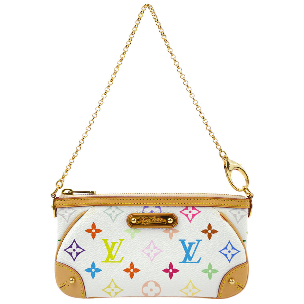 Louis Vuitton Multicolor White Pochette Milla MM Handbag - Product Image 2