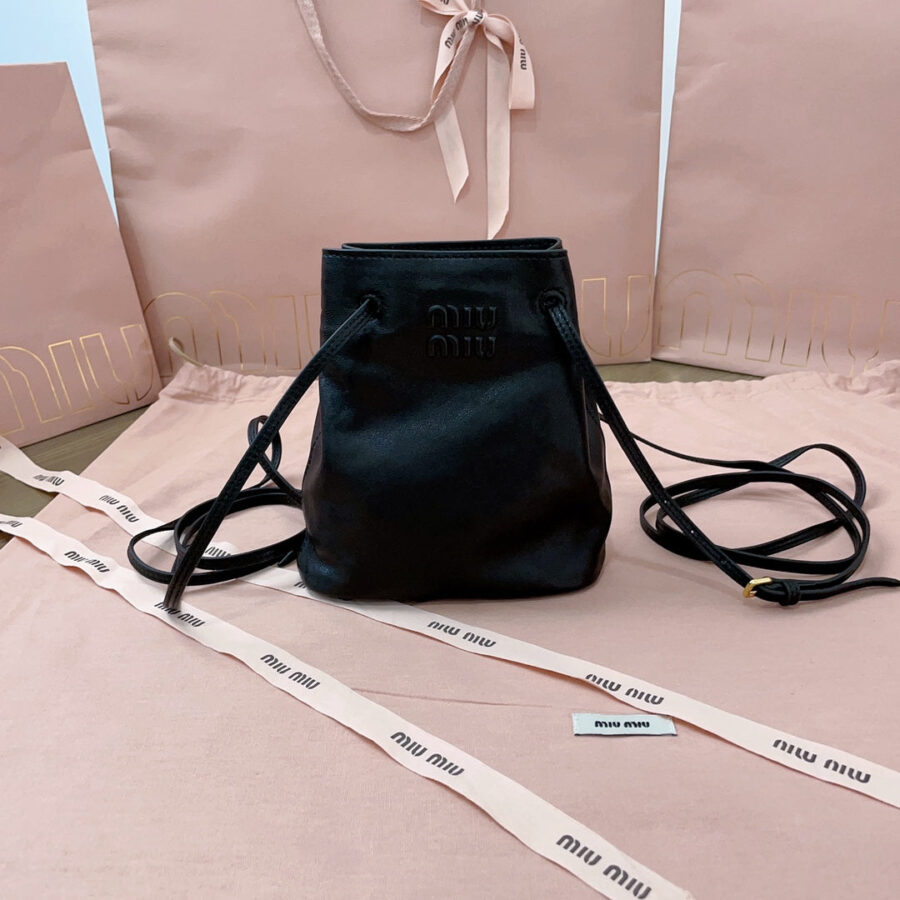 MINI BAG 17 IN BLACK SHINY CALFSKIN | Studio Nafay