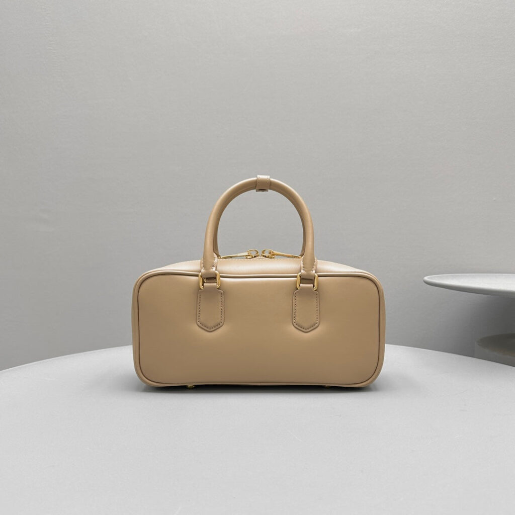 RESTRO SMALL 27 IN TAUPE PINK IN CALFSKIN - Product Image 2