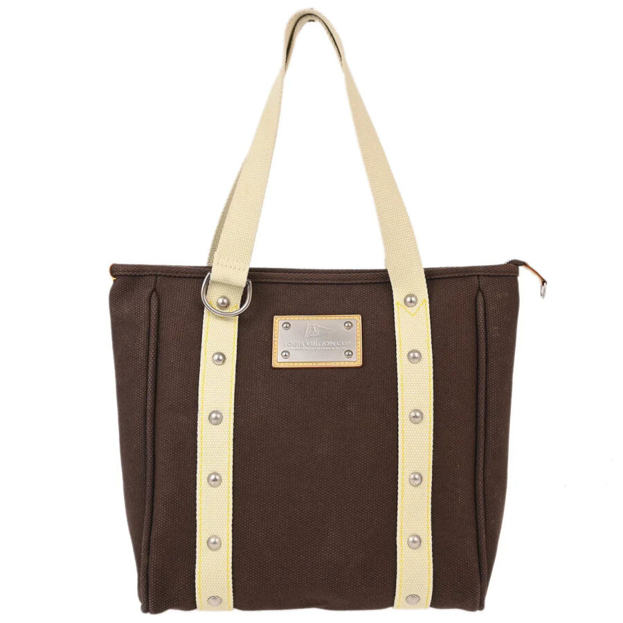 Louis Vuitton Brown Antigua Cabas MM Tote Bag | Studio Nafay