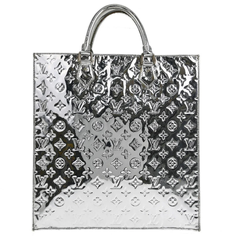 Louis Vuitton Silver Monogram Miroir Sac Plat Handbag | Studio Nafay