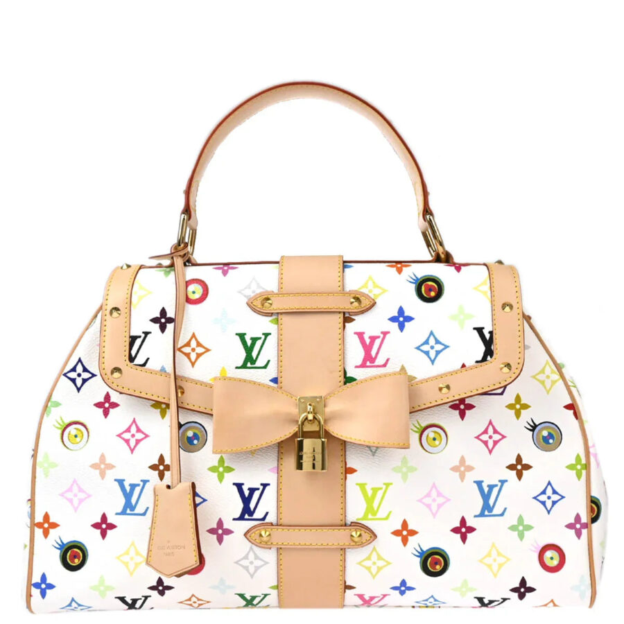 Louis Vuitton White Eye Love Monogram Sac Retro GM Handbag | Studio Nafay