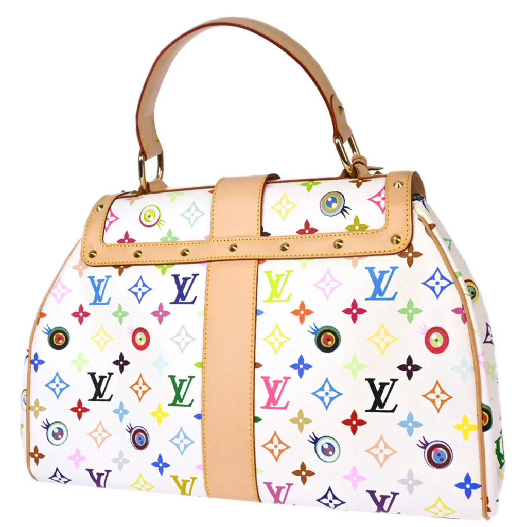 Louis Vuitton White Eye Love Monogram Sac Retro GM Handbag - Product Image 2