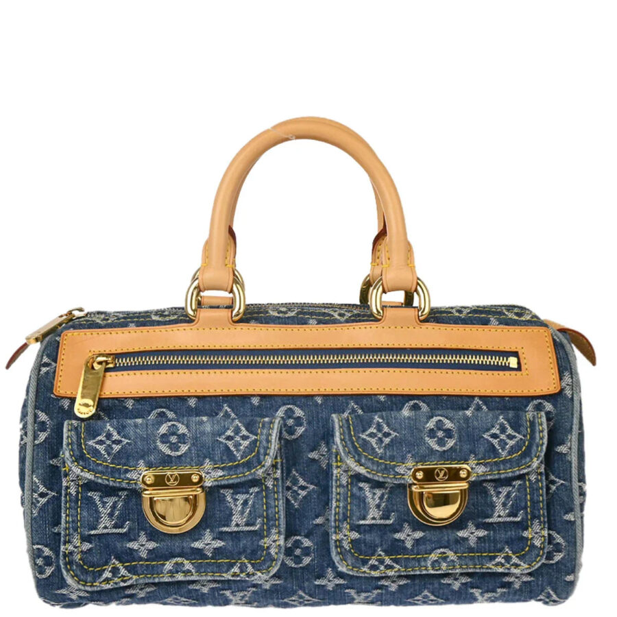 Louis Vuitton Blue Monogram Denim Neo Handbag | Studio Nafay