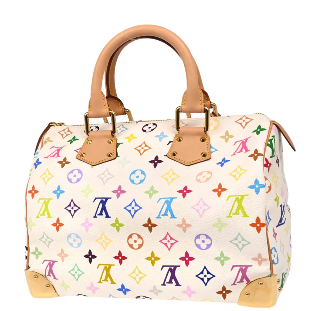 Louis Vuitton White Monogram Multicolor 30 Handbag - Product Image 2