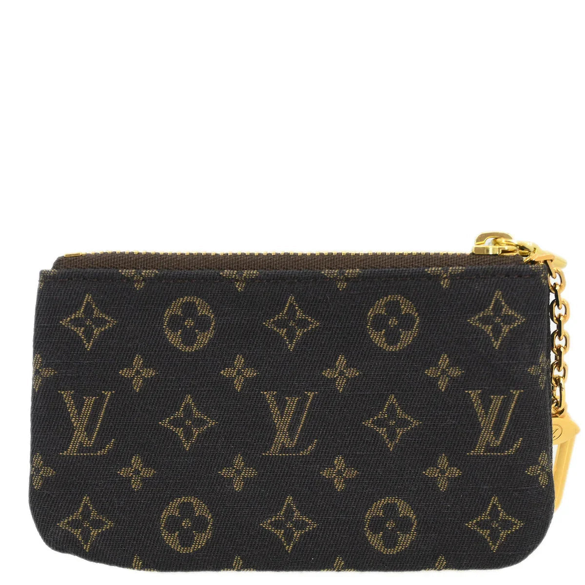 Louis Vuitton Monogram Mini Lin Pochette Cles Coin Case