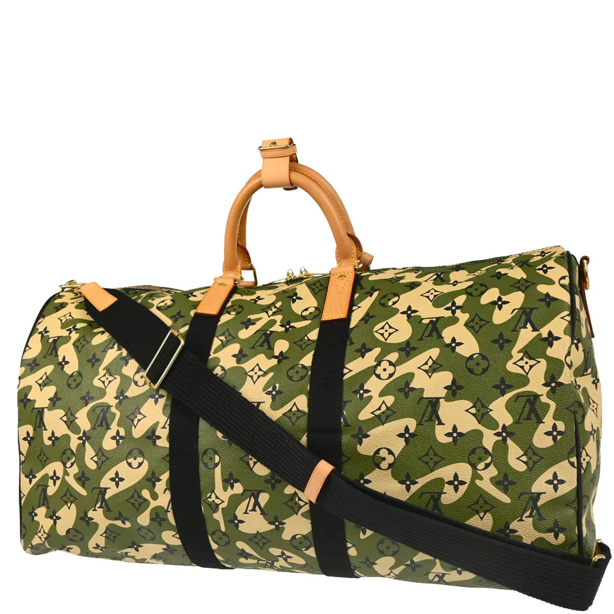 Louis Vuitton Monogramouflage Keepall Bandouliere 55 Duffel Bag