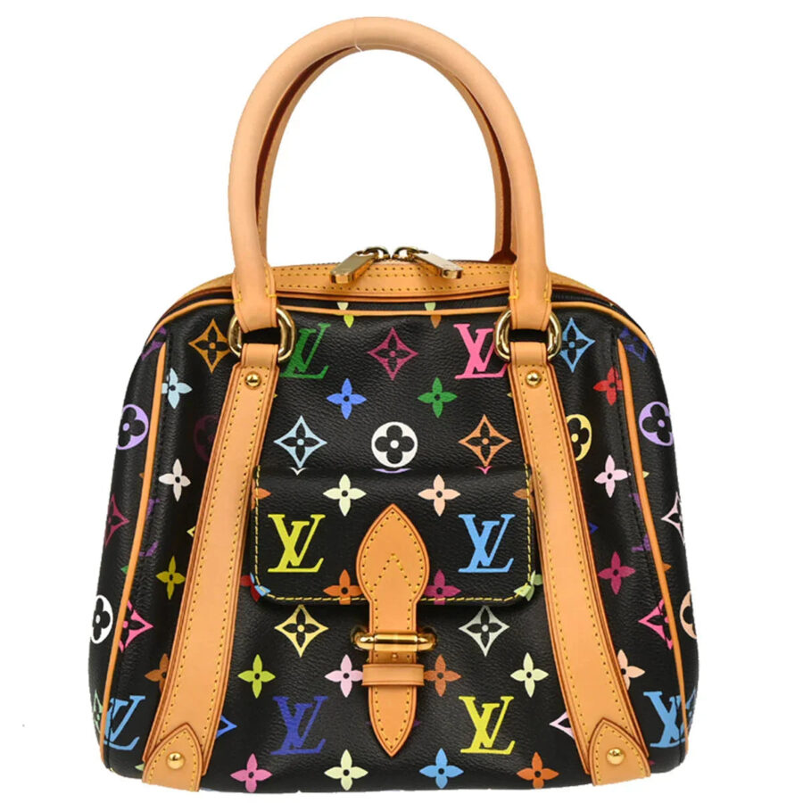 Louis Vuitton Black Monogram Multicolor Priscilla Handbag | Studio Nafay