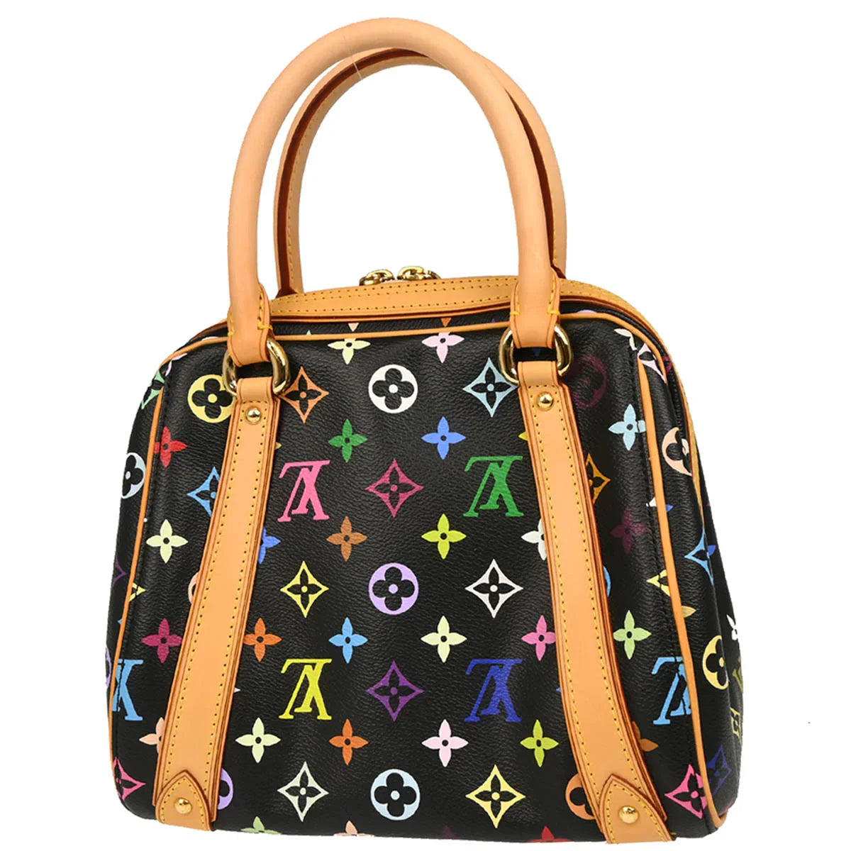 Louis Vuitton Black Monogram Multicolor Priscilla Handbag