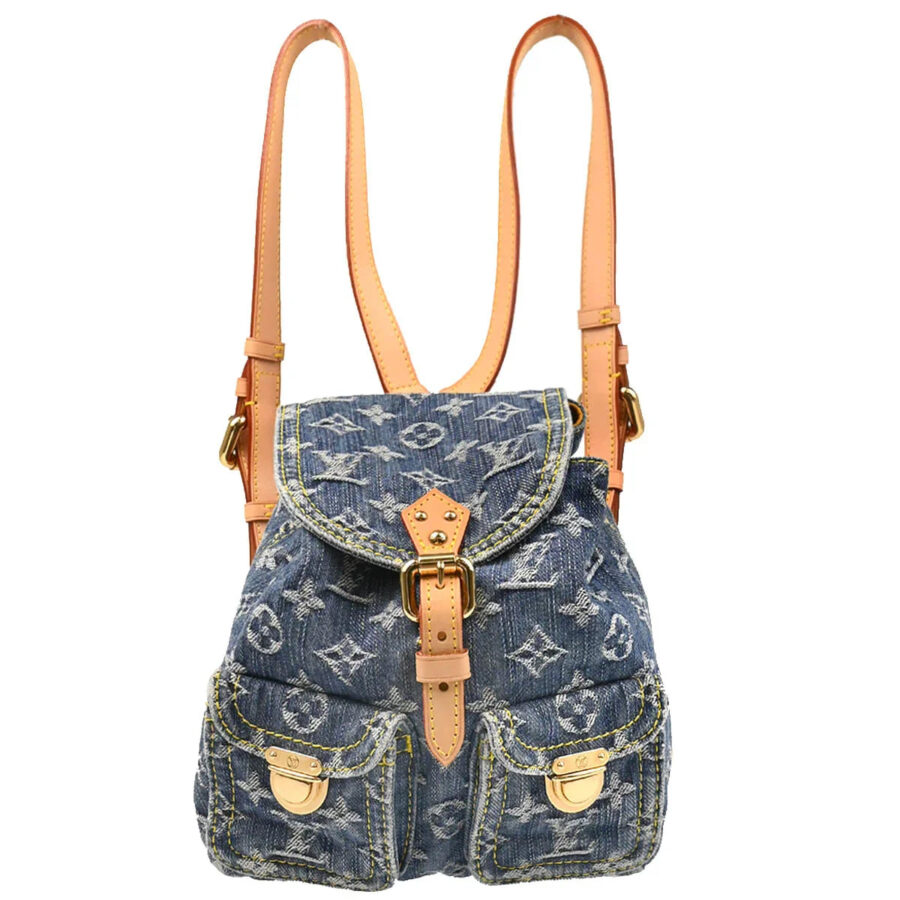 Louis Vuitton Blue Monogram Denim Sac a Dos PM Backpack | Studio Nafay