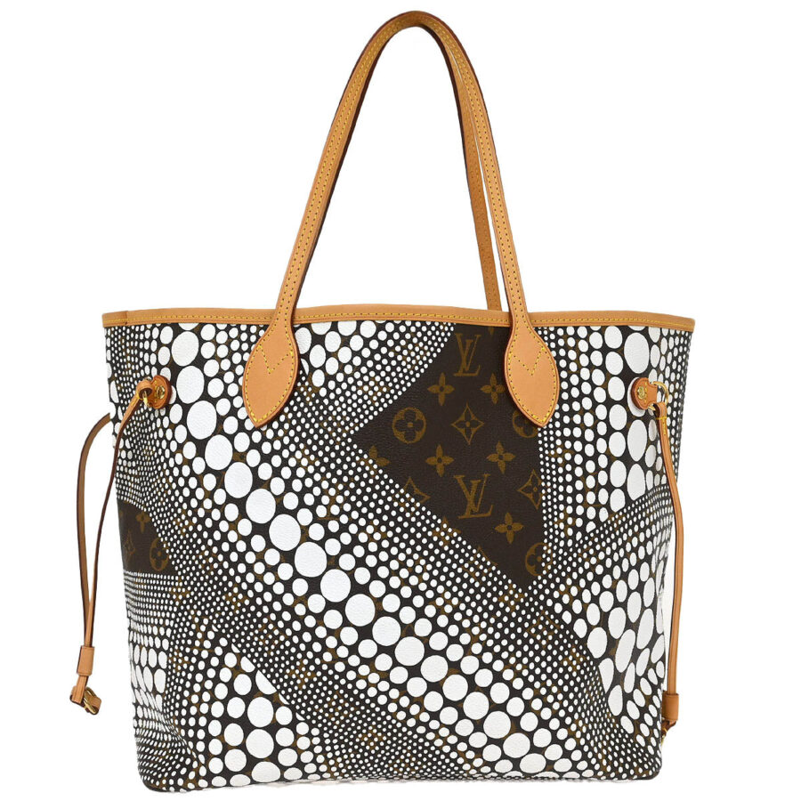 Louis Vuitton Yayoi Kusama Monogram Waves Neverfull MM Tote Bag | Studio Nafay