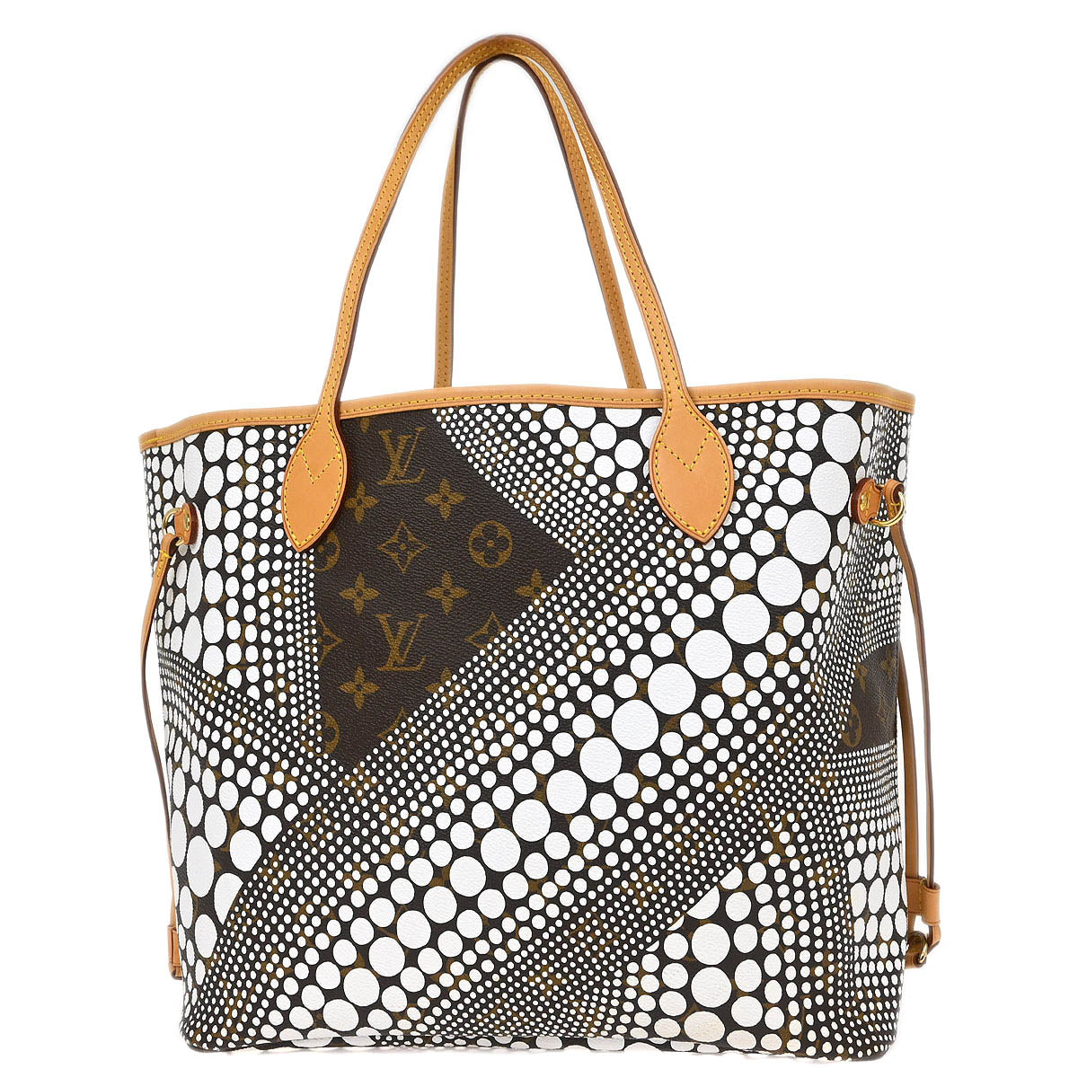Louis Vuitton Yayoi Kusama Monogram Waves Neverfull MM Tote Bag