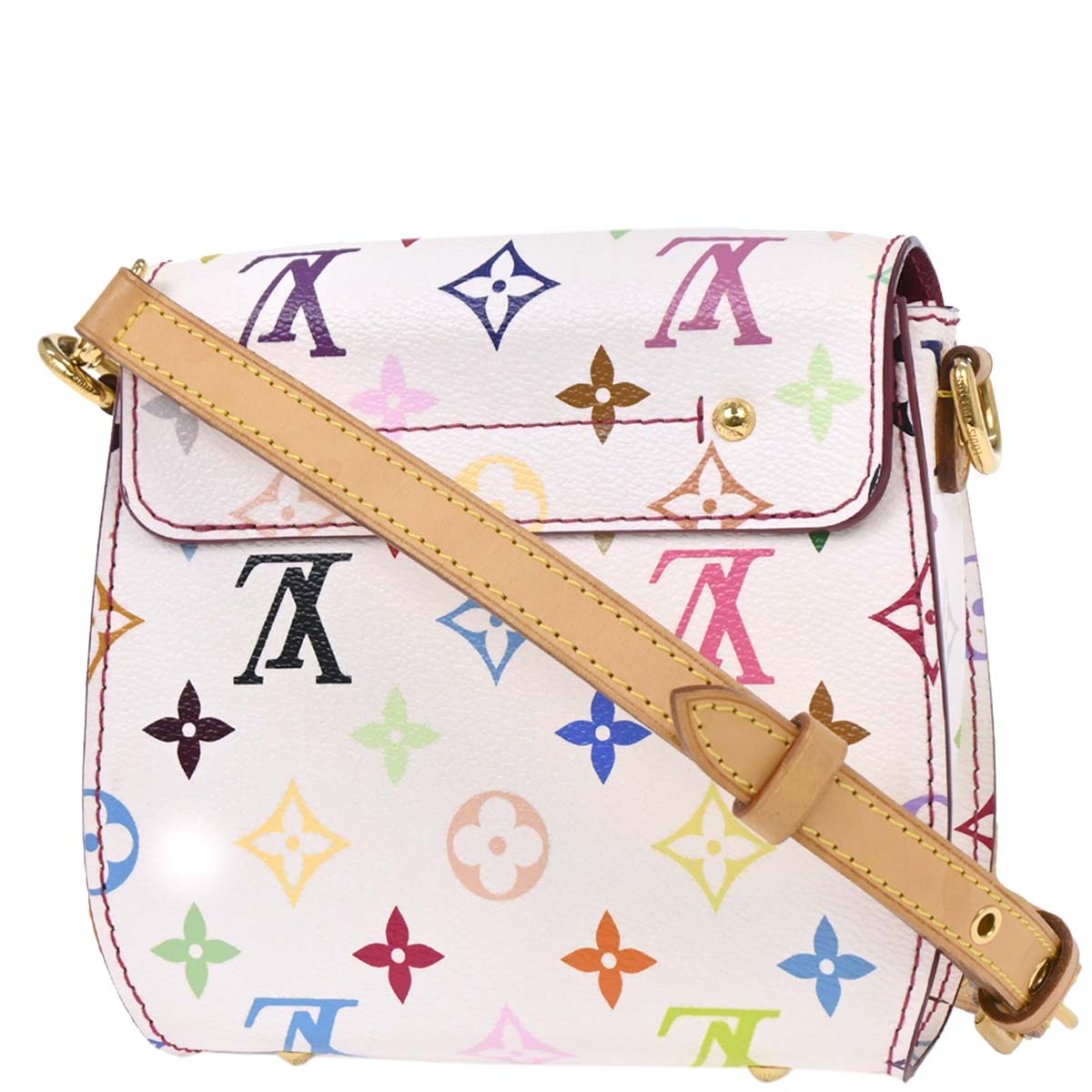 Louis Vuitton White Multicolor Heartbreaker Shoulder Bag