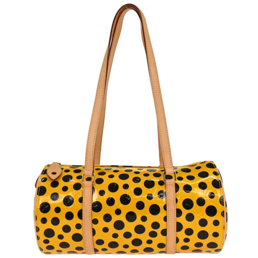 Louis Vuitton Yellow Pumpkin Dot Papillon 30 Handbag | Studio Nafay