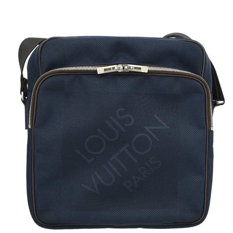 Louis Vuitton Navy Damier Geant Pilot Shoulder Bag | Studio Nafay