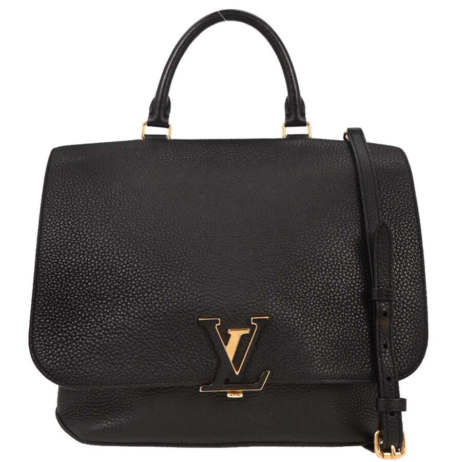 Louis Vuitton Black Taurillon Volta 2way Shoulder Handbag | Studio Nafay