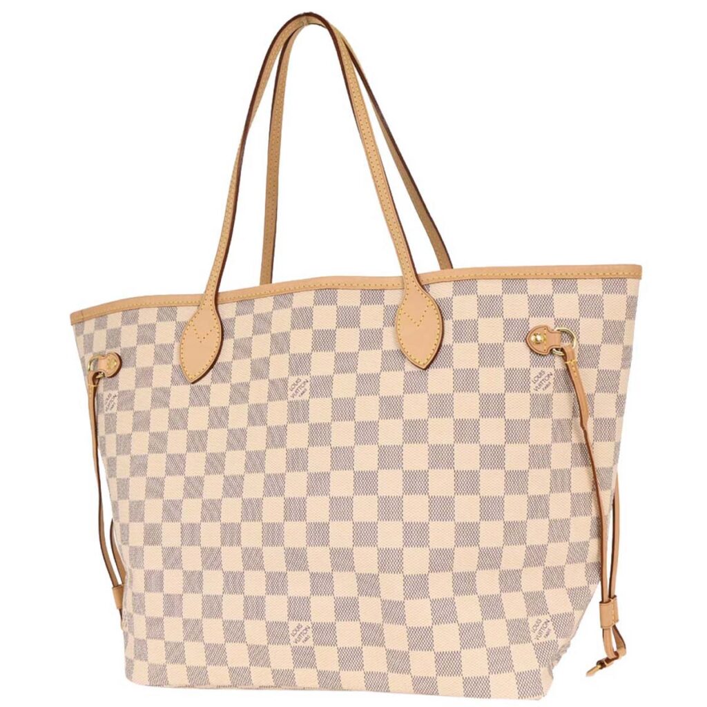 Louis Vuitton Damier Azur Neverfull MM Shoulder Tote Bag - Product Image 2