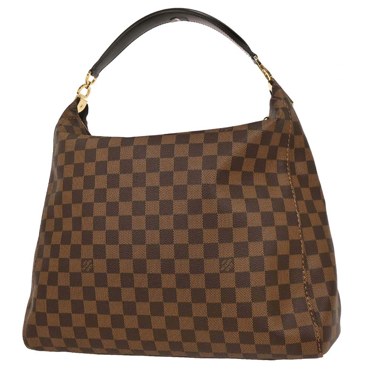 Louis Vuitton Damier Portobello GM Hobo Handbag