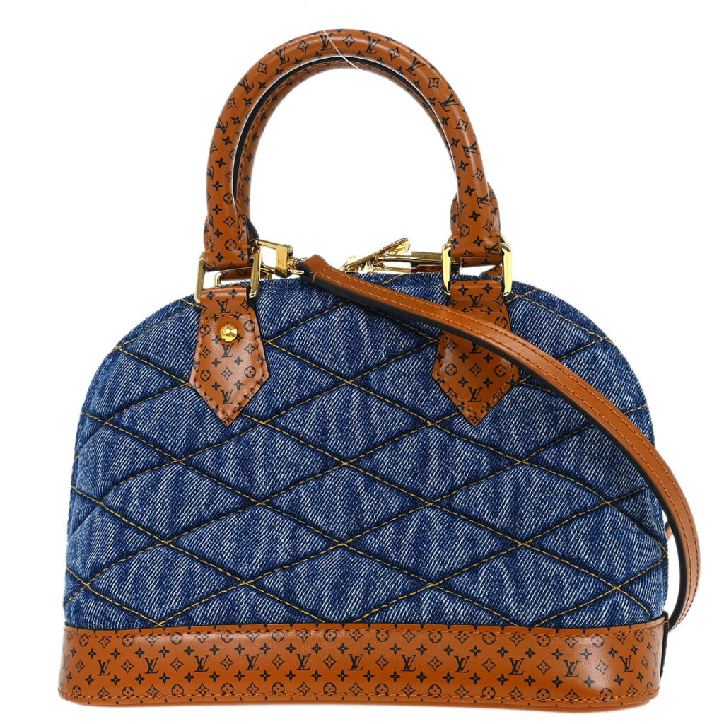 Louis Vuitton Denim Malletage Alma BB 2way Handbag - Product Image 2