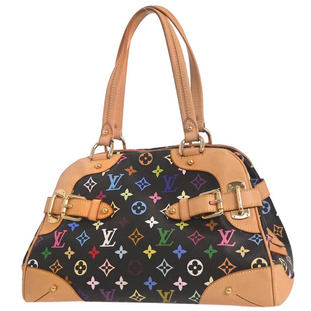 Louis Vuitton Black Monogram Multicolor Claudia Handbag - Product Image 2