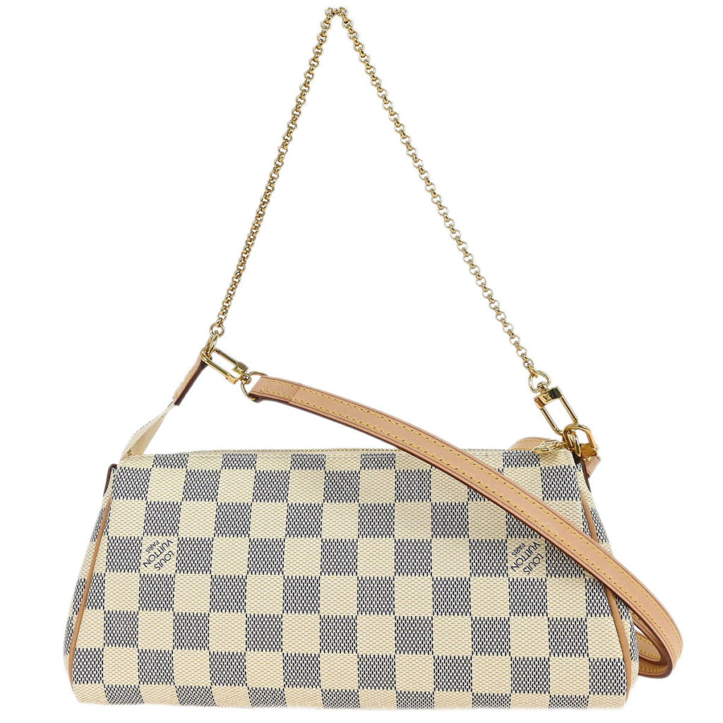 Louis Vuitton Damier Azur Eva 2way Shoulder Chain Handbag - Product Image 2
