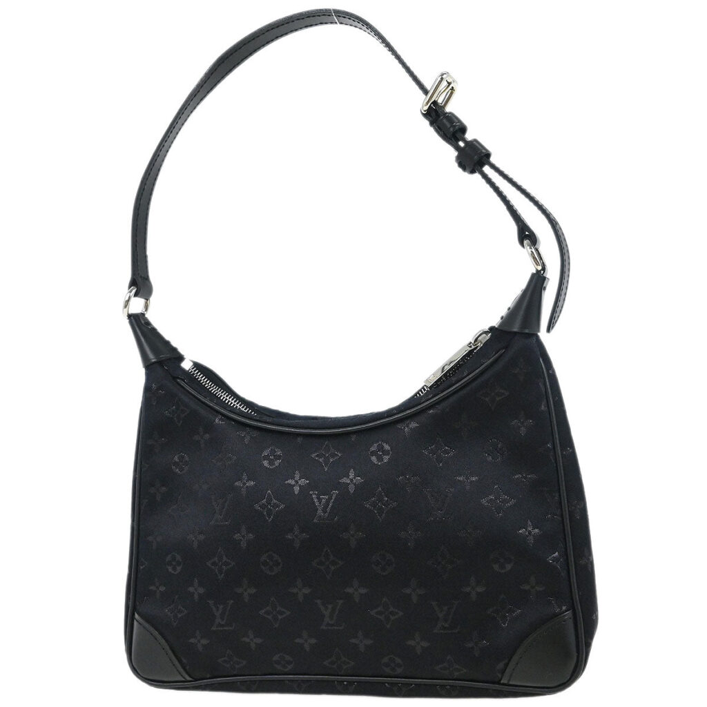 Louis Vuitton Black Monogram Satin Little Boulogne Handbag - Product Image 2