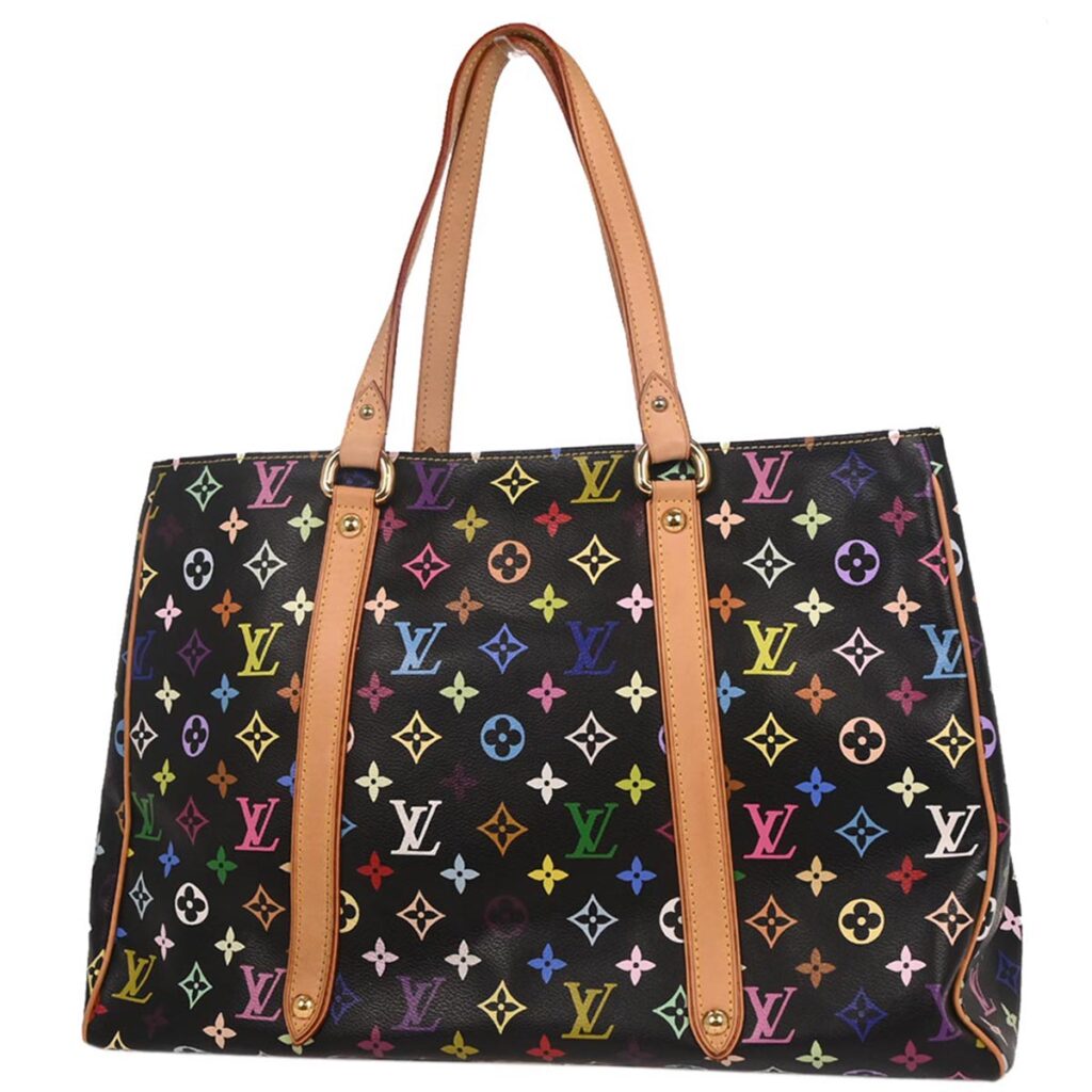 Louis Vuitton Black Monogram Multicolor Aurelia GM Tote Bag - Product Image 2