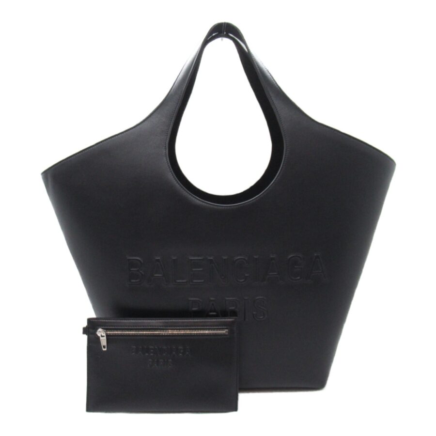 Balenciaga Medium Tote Bag Black Leather | Studio Nafay