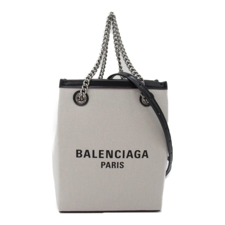 Balenciaga Cotton Canvas 2way Shoulder Bag | Studio Nafay