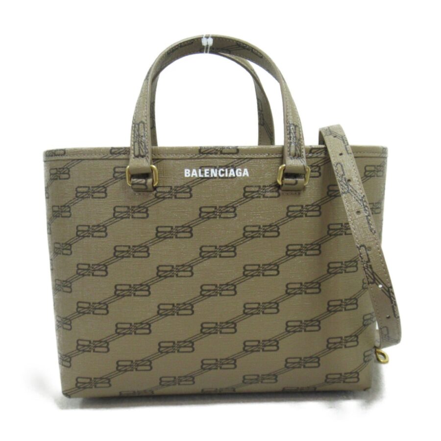 Balenciaga Signature 2way Shoulder Bag PVC Canvas | Studio Nafay