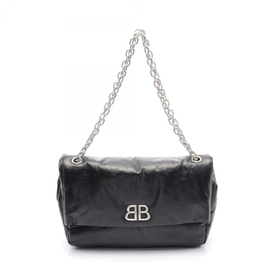 Balenciaga Monaco Medium Chain Shoulder Bag | Studio Nafay
