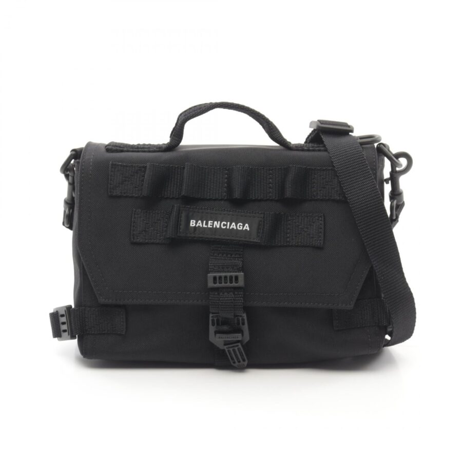 Balenciaga Army Messenger S Nylon Canvas Handbag | Studio Nafay
