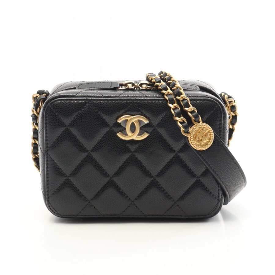 Chanel Matelasse Mini Camera Bag Caviar Shoulder Bag | Studio Nafay
