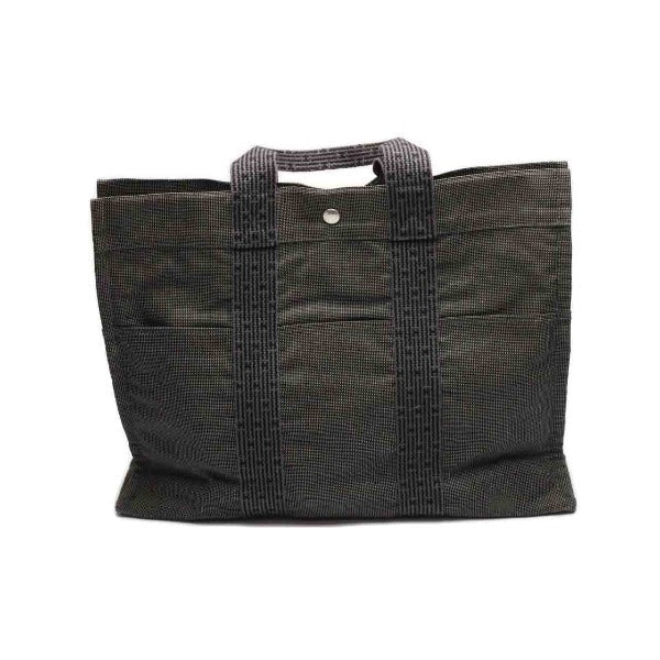 HERMES Tote Bag canvas gray MM Her Line unisex(Unisex) | Studio Nafay