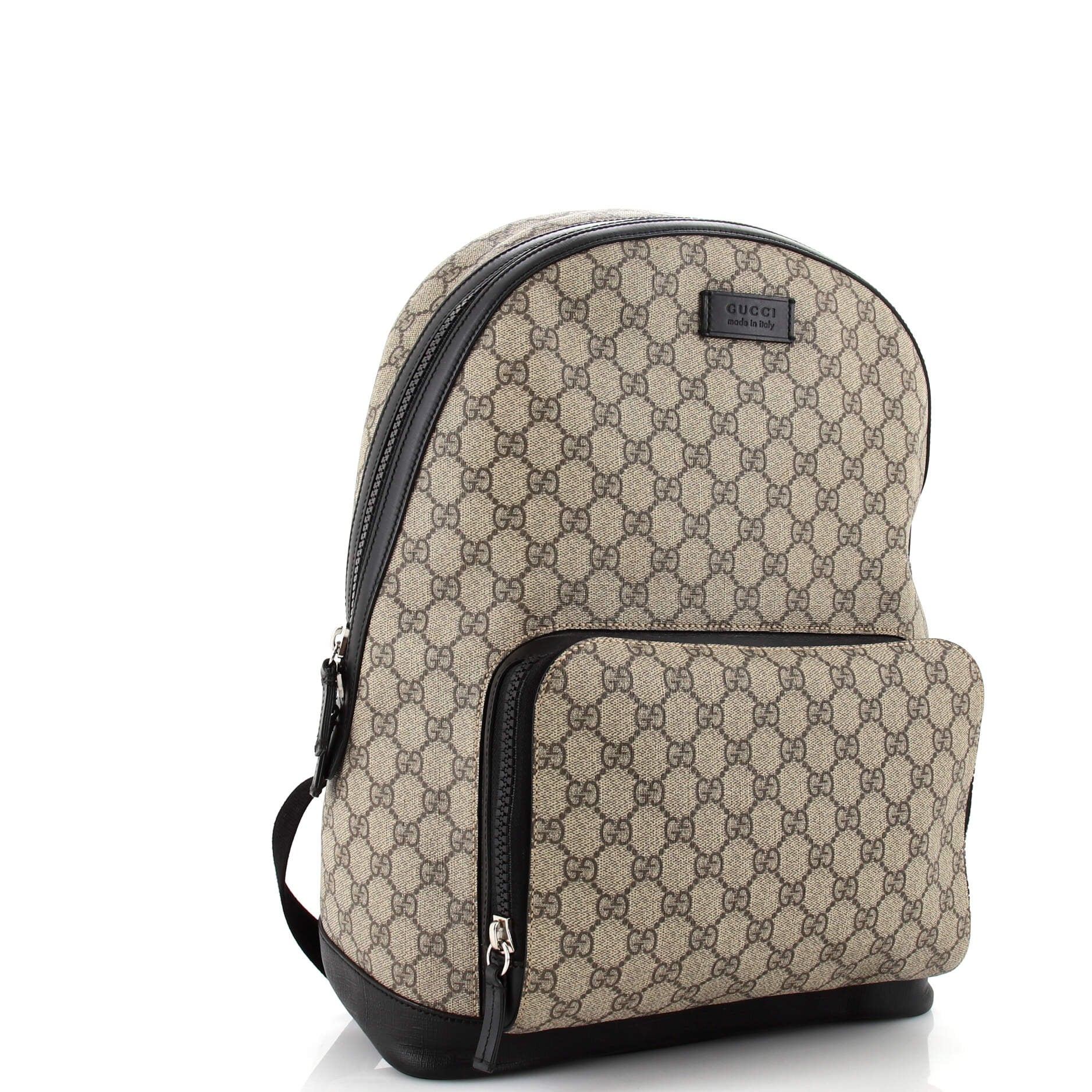 Zip Pocket Backpack GG Coated Canvas Medium