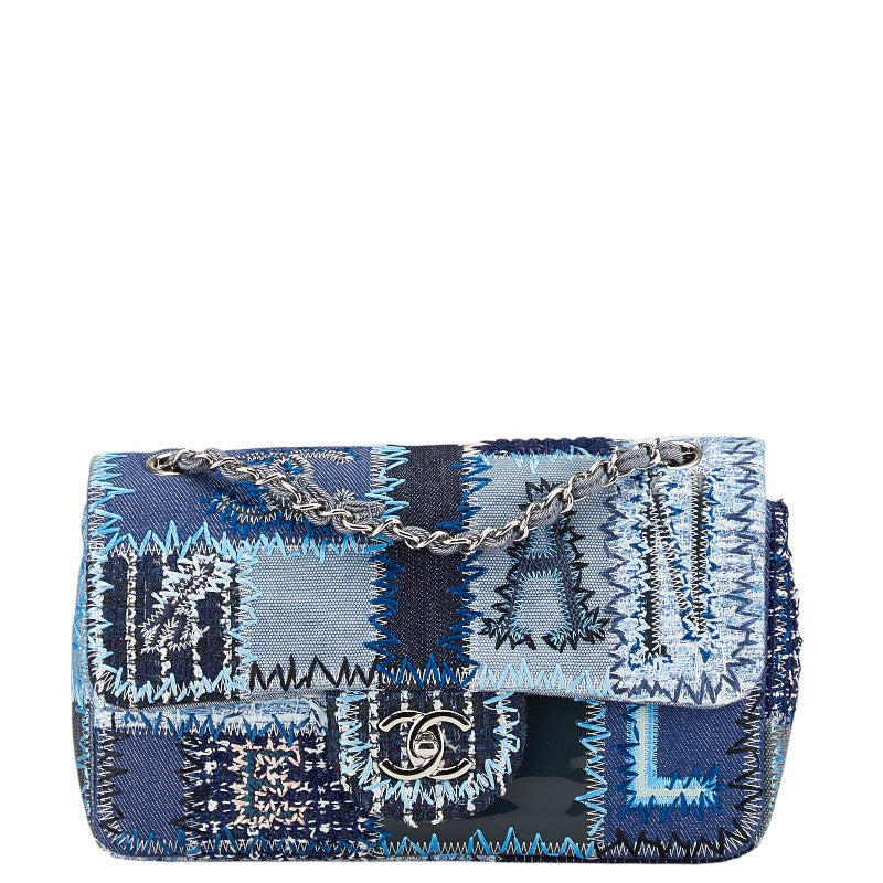 Chanel Coco Mark Patchwork Caviar Skin 2way Shoulder Bag Classic Flap | Studio Nafay