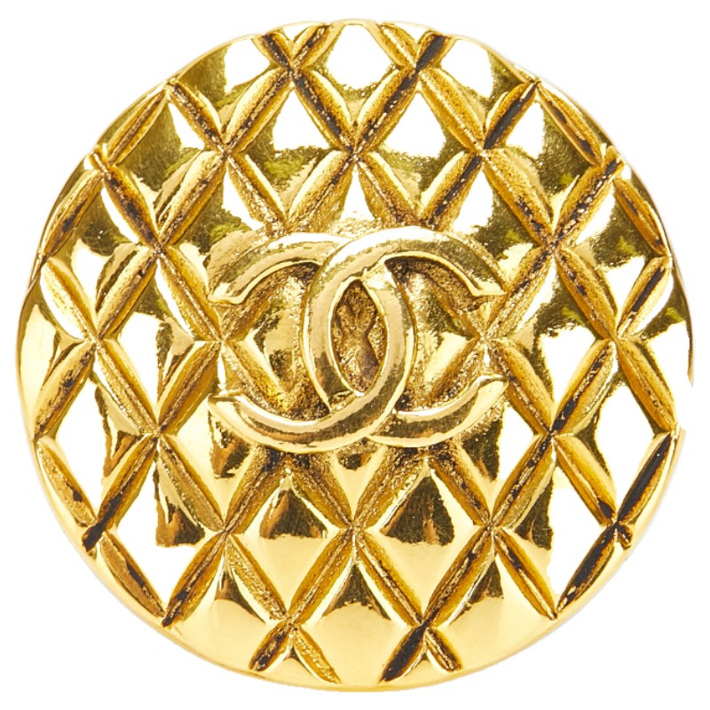 Chanel Matelassé Coco Mark Brooch Classic Flap Tote