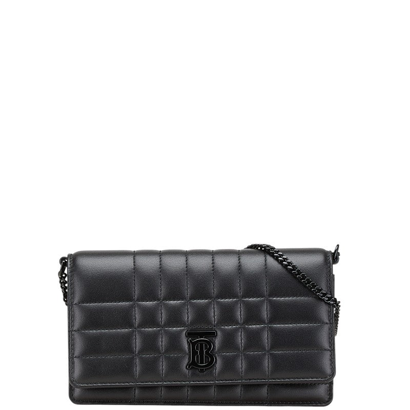Burberry Lola Clutch TB Logo Leather Shoulder Bag | Studio Nafay