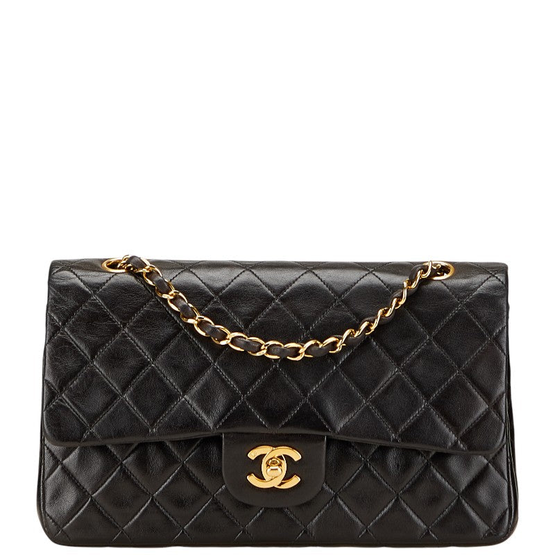 Chanel Matelasse Coco Mark W Flap Lambskin 2way Shoulder Bag | Studio Nafay
